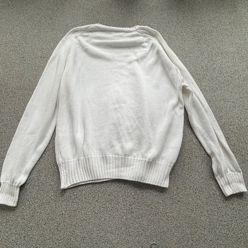 J. Crew Cream Crewneck Sweater